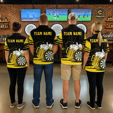Load image into Gallery viewer, Custom Funny Beer Dart Shirts for Women Darts Team Jerseys Dart League Polo &amp; 1/4 Zip NNT141