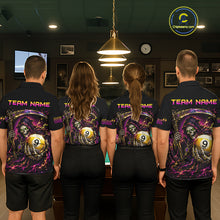 Load image into Gallery viewer, Custom Grim Reaper 8 Ball &amp; 9 Ball Billiard Shirt for Men Billiard Team Jersey Billiard League NNT189