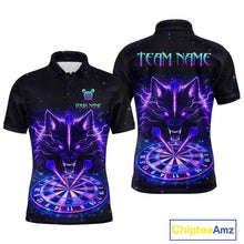 Load image into Gallery viewer, Custom Galaxy Thunder Wolf Darts Board Dart Shirts For Men Darts Team Jerseys Dart League NNT150