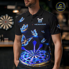 Load image into Gallery viewer, Custom Galaxy Butterflies Darts Board Dart Shirts For Men Darts Team Jerseys Dart League NNT151
