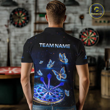 Load image into Gallery viewer, Custom Galaxy Butterflies Darts Board Dart Shirts For Men Darts Team Jerseys Dart League NNT151