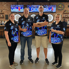 Load image into Gallery viewer, Custom Galaxy Butterflies Darts Board Dart Shirts For Men Darts Team Jerseys Dart League NNT151