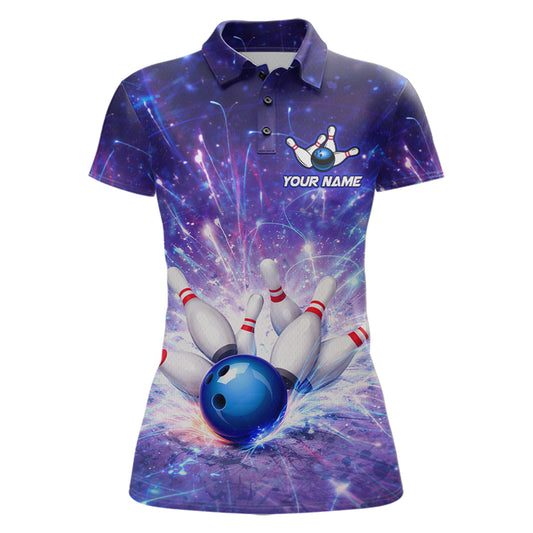 Custom Bowling Jersey for Women Bowling Uniform Polo & 1/4 Zip Bowling Shirts for Bowler and Team HNT231
