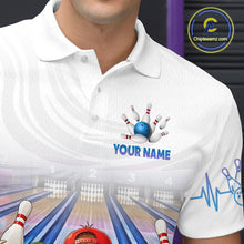 Load image into Gallery viewer, Custom Funny Sloth Bowling Shirt for Men Bowling Team Jersey Bowling League Bowling Cloth HNT299