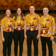 Load image into Gallery viewer, Funny Squirrel Custom Bowling Jersey for Women Bowling Team Shirts Bowling League HNT303