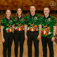 Load image into Gallery viewer, Green Squirrel Funny Custom Bowling Jersey for Women Bowling Team Shirts Bowling League HNT304