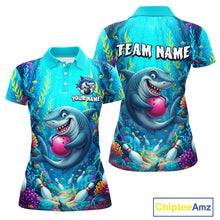 Load image into Gallery viewer, Custom Ocean Funny Otte Bowling Jersey for Women Funny Bowling Team Shirts Bowling Uniform HNT300