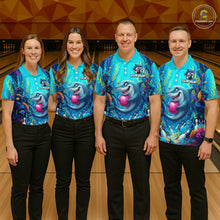 Load image into Gallery viewer, Custom Ocean Funny Otte Bowling Jersey for Women Funny Bowling Team Shirts Bowling Uniform HNT300