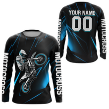 Load image into Gallery viewer, Turquoise Youth MX Motocross Jersey Custom Motocycle Shirts Men Women Kid UPF30+ DNT41