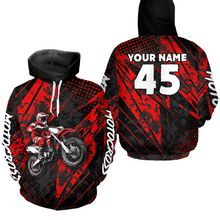 Load image into Gallery viewer, Custom Motocross Racing Hoodie Dirt Bike Off Road Motocross Hoodie Shirt for Men Women HOT21