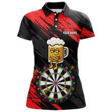 Load image into Gallery viewer, Custom Purple Funny Beer Darts Board Dart Shirts For Women Darts Team Jerseys Dart Tournament NNT120