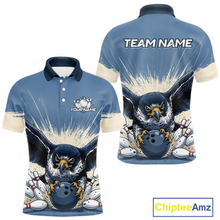 Load image into Gallery viewer, Custom Funny Falcon Bowling Jersey for Men Unisex Bowling Shirts for Team Polo &amp; 1/4 Zip HNT244