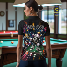Load image into Gallery viewer, Custom Funny 8 Ball Pool Shirts Billiard Shirt for Women Billiard Team Jersey Billiard League NNT183