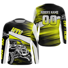Load image into Gallery viewer, Personalized Yellow UTV Off-Road Shirts UTV Motocross Racing Shirt Kid Men Women UPF30+ DNT90