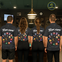 Load image into Gallery viewer, Custom Snake Yin Yang 8 Ball 9 Ball Billiard Shirt for Men Billiard Team Jersey Billiard League NNT185