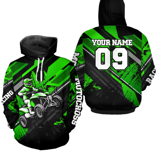 Youth ATV Motocross Hoodie Custom Off-Road Quad Bike Hoodie for Kid Men Women HOT06
