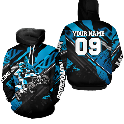 Youth ATV Motocross Hoodie Custom Off-Road Quad Bike Hoodie for Kid Men Women HOT06