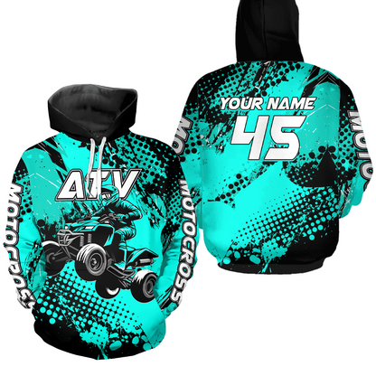Personalized Quad Bike Hoodie Kid Men Women ATV Motocross Hooded Jersey Off-Road  HOT08