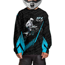 Load image into Gallery viewer, Personalized ATV Motocross Jersey For Adult &amp; Kids UPF30+ Custom Quad Bike Shirt Off-Road ATV MX Racing NHN013