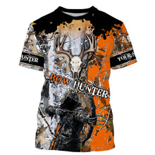 Load image into Gallery viewer, Archery Bow Hunting Deer Skull Grim Reaper Camouflage Customized Name Shirt TTN14