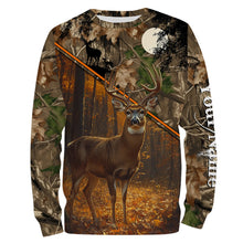 Load image into Gallery viewer, Personalized Deer Hunting Camouflage Customized Name All over printed Shirt, Gift For Hunter TTN02