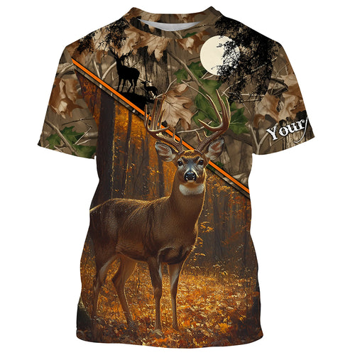 Personalized Deer Hunting Camouflage Customized Name All over printed Shirt, Gift For Hunter TTN02