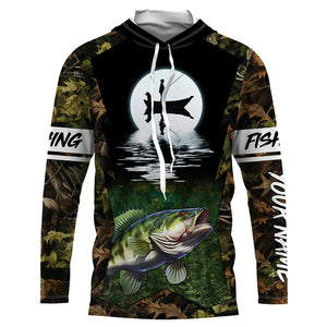 Bass Fishing Tournament Long Sleeve Performance Fishing UV Protection Shirts TTN111