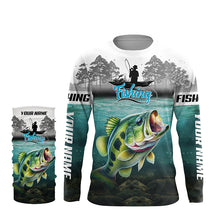 Load image into Gallery viewer, Bass fishing custom fishing apparel, Bass Fishing jerseys for Fisherman Bass Fishing TTV58