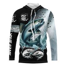 Load image into Gallery viewer, Custom Chinook King Salmon Fishing jerseys, King Salmon Long Sleeve tournament Fishing Shirts TTV76