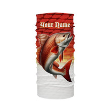 Load image into Gallery viewer, Redfish Puppy Drum Custom Long Sleeve Performance Fishing Shirts, Redfish Fishing Jerseys TTV82