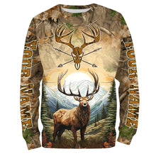 Load image into Gallery viewer, Personalized Deer Hunting 3D All Over Printed Shirts Custom Deer And Mountain Camo Shirt For Hunters YYD0054