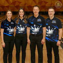 Load image into Gallery viewer, Personalized Bowling Abstract Design Shirt for Womens Custom Bowling Team Jersey Shirt YYD0022