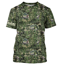 Load image into Gallery viewer, Largemouth Bass Fishing Camouflage Algae Pattern Customize Shirts For Men And Women Personalized Fishing Gift YYD0026