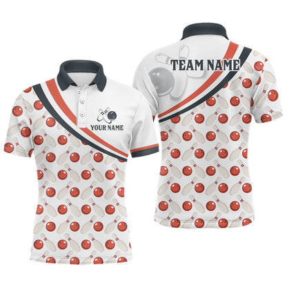 Personalized Bowling Shirt for Mens Custom Bowling Pattern Style Team Jersey Shirt YYD0029