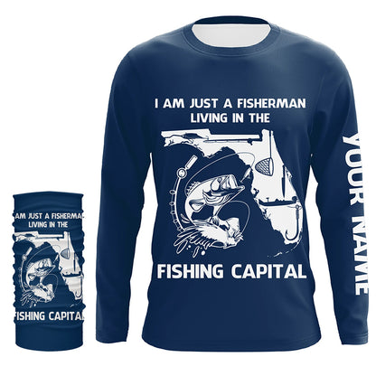 Fisherman living in the Fishing Capital UV protection performance fishing shirts A30