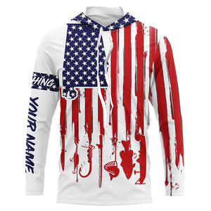 Alabama America flag UV protection performance fishing shirts A31