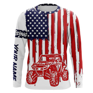 American flag UTV motocross off-road UV protection jersey A22