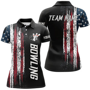 American flag bowling shirt for men and women custom bowling jersey for team Patriots bowlers shirt BL01