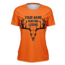 Load image into Gallery viewer, Deer Hunting Legend Personalized Custom Name Deer Skull Hunting Shirt For Hunters A46