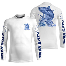 Load image into Gallery viewer, Personalized Tuna Long Sleeve Performance Fishing Shirts, Tuna Fishing Jersey IPHW6410