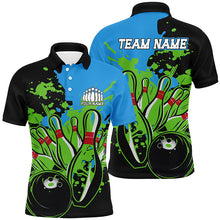 Load image into Gallery viewer, Personalized Multi-Color Bowling Team Jerseys, Bowling Tournament Shirts Bowling Apparel For Men And Women IPHW6565