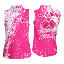 Load image into Gallery viewer, Custom Pink Pickleball Team Shirts Uniform, Women'S Pickleball Outfit Pickleball Apparel IPHW7448