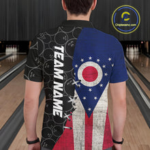 Load image into Gallery viewer, Ohio Flag Custom Bowling Team Shirts For Men, Patriotic Bowling League Shirt IPHW10720