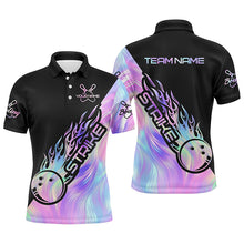 Load image into Gallery viewer, Strike Bowling Polo Shirts For Men, Custom Bowling Team Shirts Bowler Outfit IPHW5242