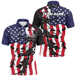 American Flag Custom Bowling Team Shirts For Men And Women, Patriotic Bowling Team Jerseys IPHW6978