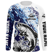 Load image into Gallery viewer, Custom Trout Fishing Jerseys, Trout Tournament Long Sleeve Fishing Shirts IPHW5791