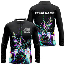 Load image into Gallery viewer, Neon Style Custom Bowling Shirts For Men, Glowing Electric Bowling Team Shirt Bowler Outfits IPHW8001