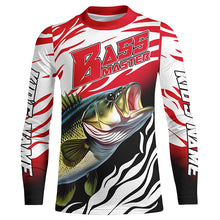 Load image into Gallery viewer, Personalized Bass master Fishing jerseys, Largemouth Bass Long sleeve performance Fishing Shirts IPHW3358