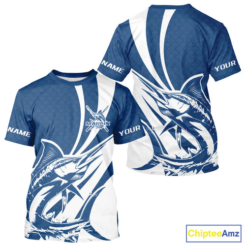 Custom Marlin Fishing Saltwater Shirts, Marlin Fishing Jerseys IPHW9190
