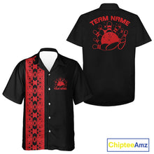 Load image into Gallery viewer, Custom Vintage Tribal Bowling Shirt For Men And Women, Bowling Team Button Up Shirt IPHW10063